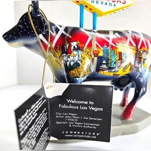 Cow Parade "Welcome To Fabulous Las Vegas" #7326 2003